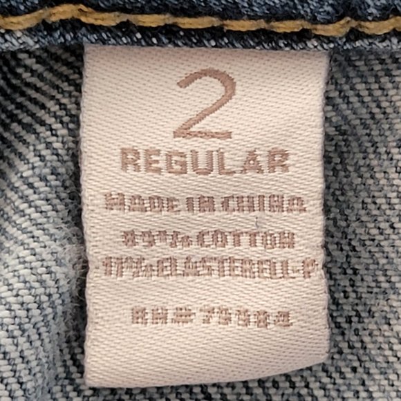 Chico's Platinum Denim Mid Rise Bootcut Denim Jeans Size 2 (12) - Picture 10 of 11